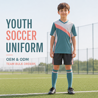 Tenue de football personnalisée pour jeunes : Maillot à col en V et blocs de couleur diagonaux à manches courtes et short pour l'entraînement quotidien des équipes de football pour enfants