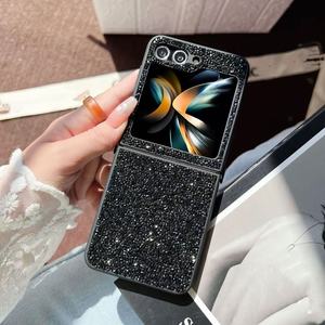 Funda para teléfono móvil plegable con purpurina de PC dura para Samsung <span class=keywords><strong>Z</strong></span> <span class=keywords><strong>Flip</strong></span> 7 funda trasera para Samsung <span class=keywords><strong>Galaxy</strong></span> <span class=keywords><strong>Z</strong></span> <span class=keywords><strong>Flip</strong></span> 7 6 5 <span class=keywords><strong>4</strong></span> 3 - Product Image 3