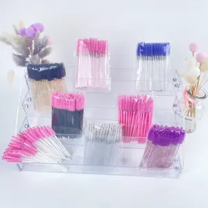 New Fashion Eyelash Eyebrow Brush Mini Crystal Handle Brush Wholesale Lash Brush