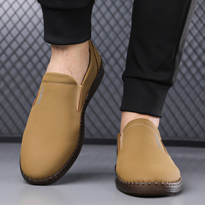 รองเท้าโลฟเฟอร์หนังลำลองผู้ชาย ระบายอากาศได้ดี พื้นยาง ทำที่เมืองเหวินโจว - Product Image 3