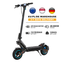 Yeni Tasarım AB Stokları Arazi Elektrikli Scooter Elektrikli 48V Güçlü Katlanabilir E-Scooter Yetişkin Hızlı 10 İnç Arazi E-Scooter