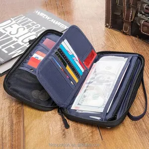 Pasaport cüzdanı RFID engelleme, seyahat aile pasaport tutucu su geçirmez pasaport kılıf çanta, seyahat belgesi pasaport tutucu