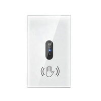 Interrupteur tactile sans contact Smartdust, nouveau modèle, panneau en verre haut de gamme, plus hygiénique, commande par capteur, interrupteur à ondes de main