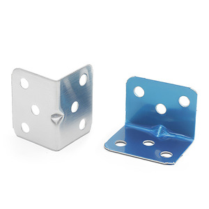 Support d'angle en acier inoxydable Wansheng en forme de L, 90 degrés, pour la connexion des pieds de meubles, tables et chaises - Product Image 1