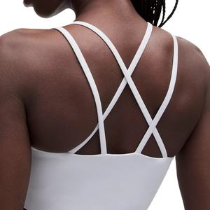 Soutien-gorge de sport à fort maintien pour femmes, vente en gros directe d'usine, toucher doux, pour la gym, le fitness, le sport, grande taille, style simple - Product Image 4