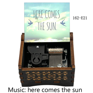 Caja <span class=keywords><strong>Musical</strong></span> de Madera con Mecanismo de Cuerda 'Aquí Viene el <span class=keywords><strong>Sol</strong></span>', 18 Notas, Regalo <span class=keywords><strong>Musical</strong></span> para Amigos, Familia, Fiestas, Decoración para el Hogar y <span class=keywords><strong>la</strong></span> Oficina - Product Image 5