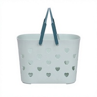 Panier de rangement multifonctionnel en plastique style rotin pour shampoing de salle de bain, organisateur pour douche