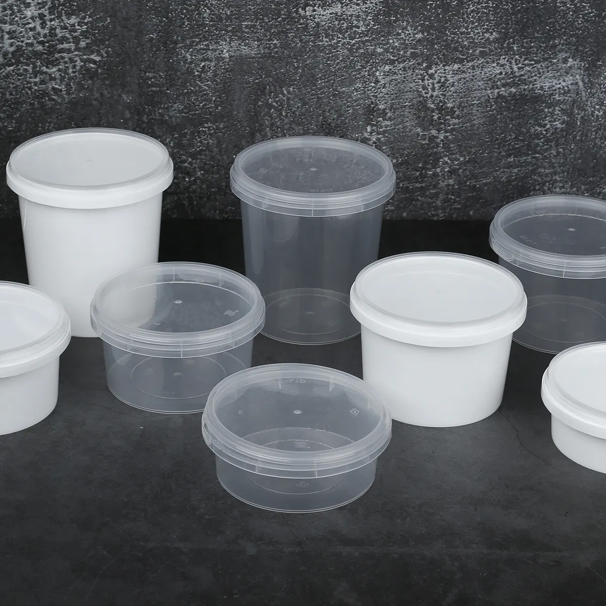 Groothandel Wegwerp Pp Transparante Afhalen Verpakking Plastic Voedsel Containers Takeaway Box Met Deksels