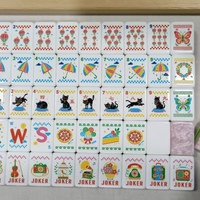 Nouveauté : jeu de mahjong américain de luxe en acrylique nacré, jeu de société amusant pour la famille et les voyages