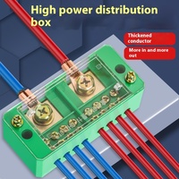 Bornier multi-entrées et multi-sorties Fil enfichable Boîte de jonction monophasée Splitter Brancher Zero Live Wire Wiring Connector