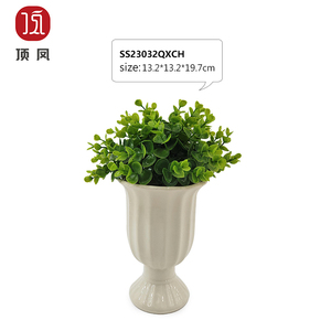 <span class=keywords><strong>Vase</strong></span> <span class=keywords><strong>carré</strong></span> stéréoscopique de haute qualité avec motif à carreaux <span class=keywords><strong>Vase</strong></span> à fleurs en céramique - Product Image 5