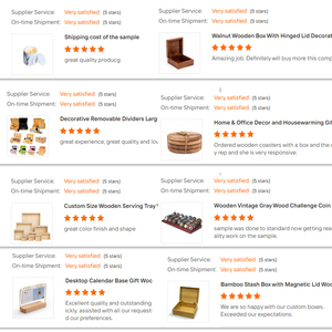 Caja de Costura Organizadora de Madera Plegable Multifuncional Personalizada, Pulida y Ecológica para Decoración del Hogar - Product Image 4