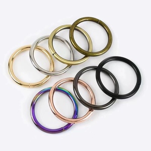 Chinesischer Lieferant Metall O-Ring Schnallen Gold Metall Rundringe für Taschen und Schuhe - Product Image 3