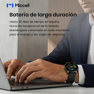 Reloj Inteligente Miccell de Aleación de Zinc, IP68 Resistente al Agua, Múltiples Modos Deportivos para Todas las Actividades - Product Image 3
