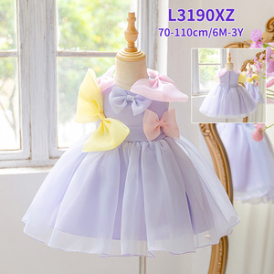 Vestido de Princesa para Niñas Pequeñas, Vestido de Fiesta con Volantes, Vestidos de Dama de Honor para Bodas, Vestidos de Fiesta para Niñas, Boutique para Bebés - Product Image 1