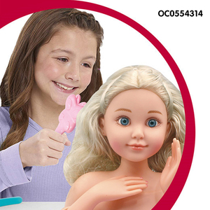 Half-length <strong>Plastic</strong> Fashion <strong>Doll</strong> <strong>Small</strong> Hair Dresser <strong>Doll</strong> Toy Set for Girls - Product Image 2