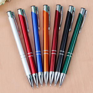 सबसे गर्म बिक्री एल्यूमीनियम धातु 2 छल्ले और धातु बॉल पेन ग्राहक लेजर उत्कीर्णन के साथ - Product Image 5