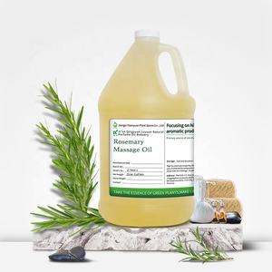 Aceite de Masaje de Romero de un Galón de Essential Oil Factory, Relajante Muscular, Ideal para Masajes Corporales Completos, Aceite de Masaje Refrescante - Product Image 1