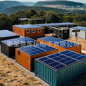 Casa Contenedor Moderna Rectangular para Oficina y Vivienda con Suministro de Energía Solar para Obras de Construcción - Product Image 5