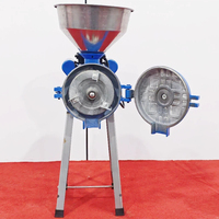 Moulin à farine portable modèle 150, équipement multifonctionnel pour le broyage du blé, du riz et des arachides