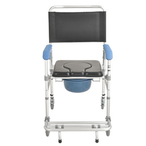 <b>Commode</b> Chair <b>Portable</b> Folding With Seat And Basin For Home Hospital Use - Product Image 2