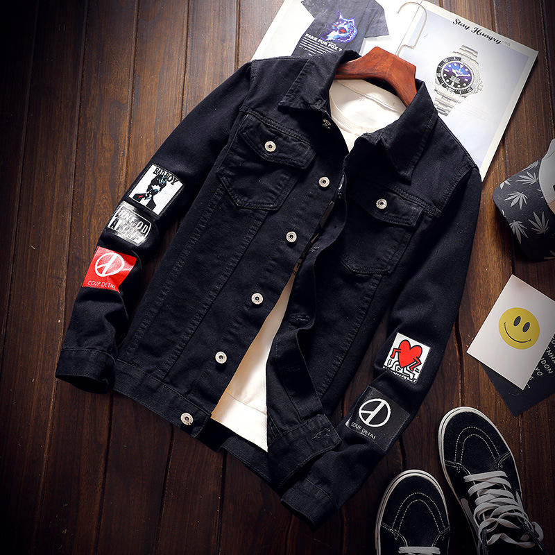 black colour denim jacket