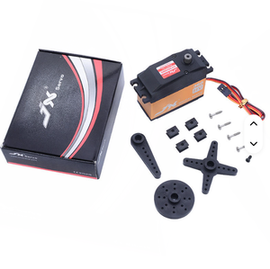 JX PDI-HV2060MG 360 graden digitale <span class=keywords><strong>servo</strong></span> <span class=keywords><strong>60KG</strong></span> groot koppel kernmotor <span class=keywords><strong>RC</strong></span> robot auto boot vliegtuig helikopter onderdelen metaal - Product Image 6