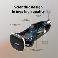 Chargeur de voiture rapide LDNIO C106 pour téléphone portable, avec port USB Type C simple ou double, PD 30W, vente en gros usine