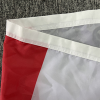 Drapeau de l'Angleterre 2024 4*6 pieds Drapeau de l'Angleterre Royaume-Uni Drapeau blanc Croix rouge Équipement Imperméable Drapeaux des pays du Commonwealth