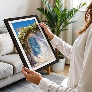 Cadre photo en bois massif naturel en promotion – Idéal pour mariage, anniversaire, ou cadeau de pendaison de crémaillère - Product Image 2