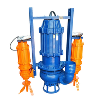 Pompa Pasir Submersible Listrik Sentrifugal untuk Lumpur, Kerikil, dan Lumpur Kental, Tahan Aus Krom Tinggi untuk Penambangan Sungai