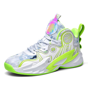 Chaussures de basket pour hommes, style designer, légères, respirantes, avec empeigne en mesh, fermeture à lacets, semelle intermédiaire en caoutchouc rehaussante - Product Image 5