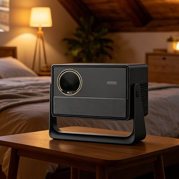 C50N Projector with 4k Physical Resolution with Built in Camera Projector with Games and Controller Projector with Handle