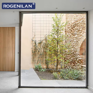 Fenêtres fixes en aluminium insonorisées minimalistes RICHOCEAN, vitrage double trempé, fenêtre panoramique du sol au <span class=keywords><strong>plafond</strong></span> - Product Image 2