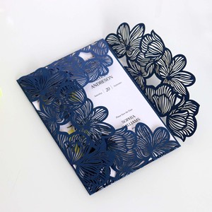 Sobres láser personalizados Invitaciones <span class=keywords><strong>de</strong></span> compromiso Boda <span class=keywords><strong>Bautizo</strong></span> Ahueca hacia fuera Tarjeta <span class=keywords><strong>de</strong></span> felicitación Invitaciones Sobres - Product Image 6