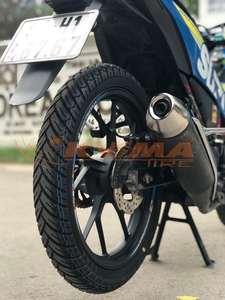 Pneu de scooter sans chambre à air KUMATIRE K334A 70/90-17 80/90-17, pneu de ville longue durée pour les trajets quotidiens en ville - Product Image 3