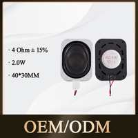 Altavoz Cuadrado Inalámbrico Portátil KBE KAIBOER de Moda, Audio Bidireccional de Rango Completo, Magnético de Neodimio, ABS/PC+Metales, 2W, 40*30MM