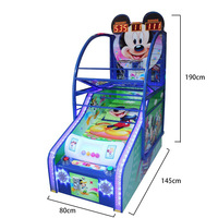 Machine de jeu d'arcade de tir au basket-ball à monnayeur personnalisée LIFANG pour enfants, en métal, version anglaise, garantie 1 an