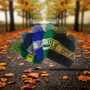 Unisex Jacquard Acrylic Beanie <strong>Hats</strong> Custom Logo 3D Embroidery Cartoon Pom Pom Multi-Color Winter Sport Travel Outdoor Unique - Product Image 1