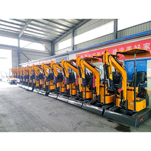 Mini-excavatrice sur chenilles Xinsda Machinery, équipement de construction hydraulique jaune, forte puissance de creusement, vente directe d'usine - Product Image 1
