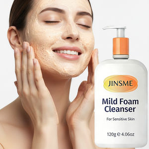 Nettoyant visage crème doux en marque propre 120g avec vitamine B5 vitamine E apaisant hydratant peau sensible service OEM ODM - Product Image 3