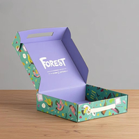 Offre Spéciale de haute qualité chaussures en papier kraft boîte postale Karton emballage cadeau personnalisé pour vêtements avec poignée