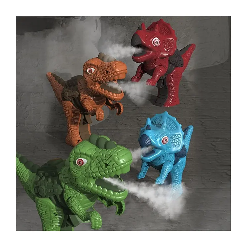 Dinosaur Fire-breathing Water Mist Gun Sound And Light Summer Children's Toys Portable Beach Spray toy gun