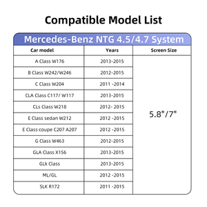 อะแดปเตอร์เชื่อมต่อไร้สาย CarPlay สำหรับรถยนต์ Mercedes Benz ปี 2010-2014 รองรับ Android Auto และ CarPlay พร้อมกล่องถอดรหัส NTG 4.5 4.7 - Product Image 2