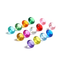 Bunte Acrylperlen Kristall-Plastiksteine für DIY-Basteln Kinderspielzeug Schatzsuche-Spiel