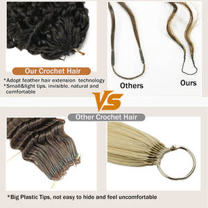 FH светлые цвета #27 #613 перо вязание крючком человеческие волосы плетение волосы Remy наращивание окрашенные человеческие волосы пучок без утка - Product Image 3