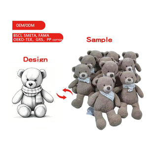 Cina fabbrica di giocattoli eco-friendly marrone orsacchiotto morbido peluche per bambini certificati OEKO-TEX piccole dimensioni PP cotone regalo perfetto - Product Image 4