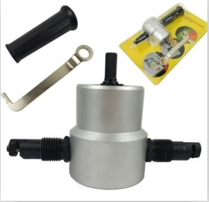 Di alta qualità in metallo <span class=keywords><strong>nibbler</strong></span> doppia testa foglio doubler trapano elettrico convertitore utensile elettrico - Product Image 1