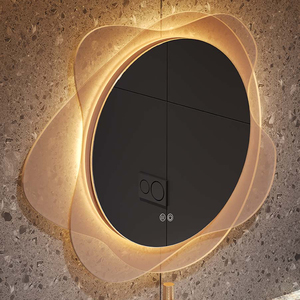 <span class=keywords><strong>Miroir</strong></span> <span class=keywords><strong>de</strong></span> <span class=keywords><strong>salle</strong></span> <span class=keywords><strong>de</strong></span> <span class=keywords><strong>bain</strong></span> <span class=keywords><strong>LED</strong></span> moderne intelligent avec indice <span class=keywords><strong>de</strong></span> protection IP44, anti-buée, écran tactile lumineux, <span class=keywords><strong>miroir</strong></span> mural avec lumière <span class=keywords><strong>pour</strong></span> salon - Product Image 3