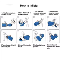 Sofá Cama Hinchable MingChan Impermeable para Exteriores, Accesorios para Camping, Senderismo, Pesca, Viajes y Playa, Tumbona de Aire Económica